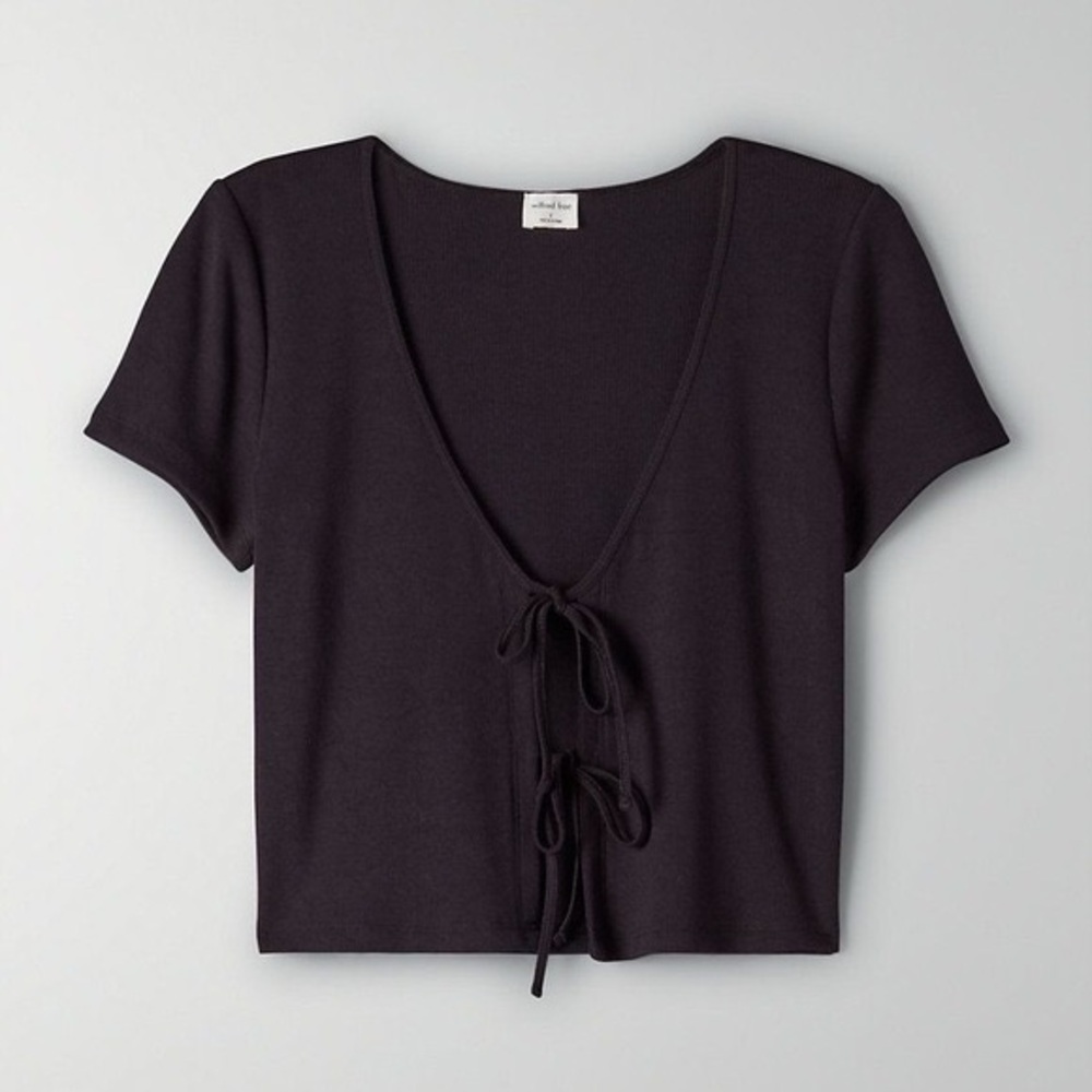 NWT Wilfred Only Tie-Front Tee